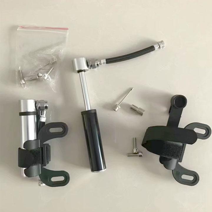 Bơm Xe Đạp Mini Cầm Tay Vỏ Nhôm
