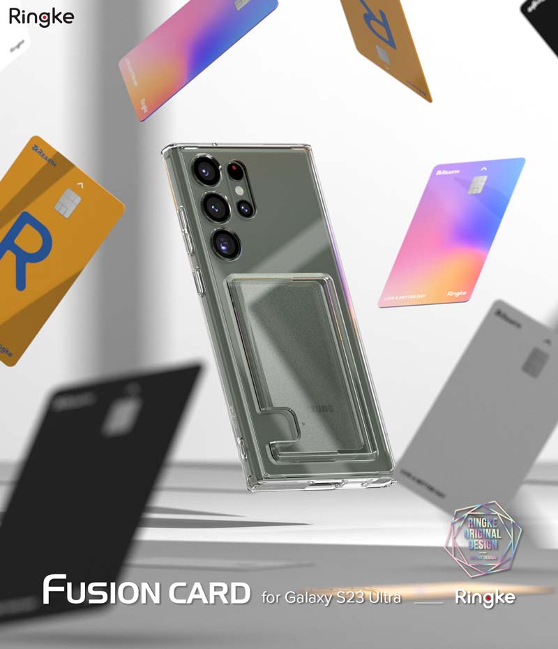 Ốp Lưng Ringke Fusion Card cho Samsung Galaxy S23 Ultra/S22/S22 Plus/S22 Ultra - Hàng Chính Hãng