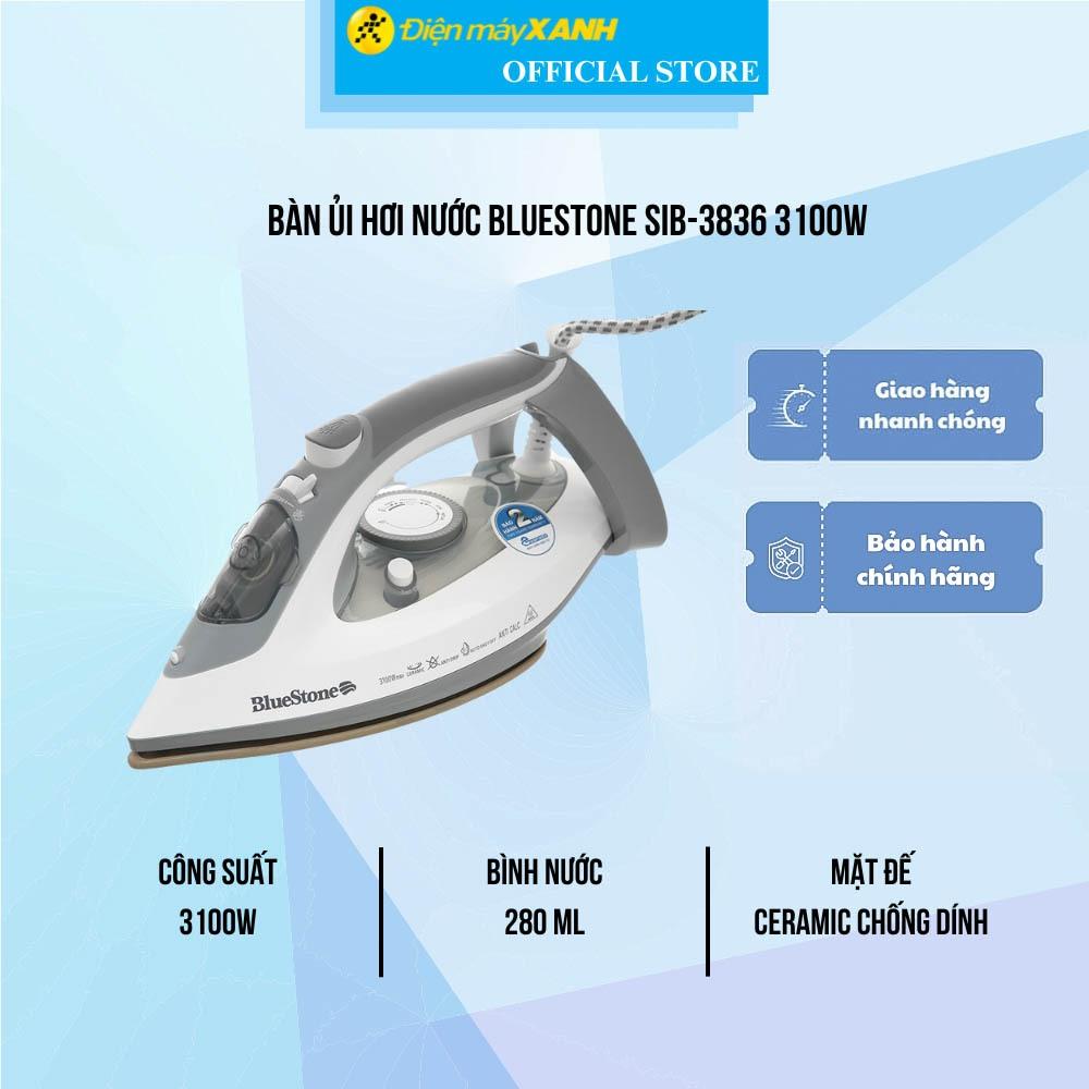 Bàn ủi hơi nước BlueStone SIB-3836 3100W - Hàng Chính Hãng