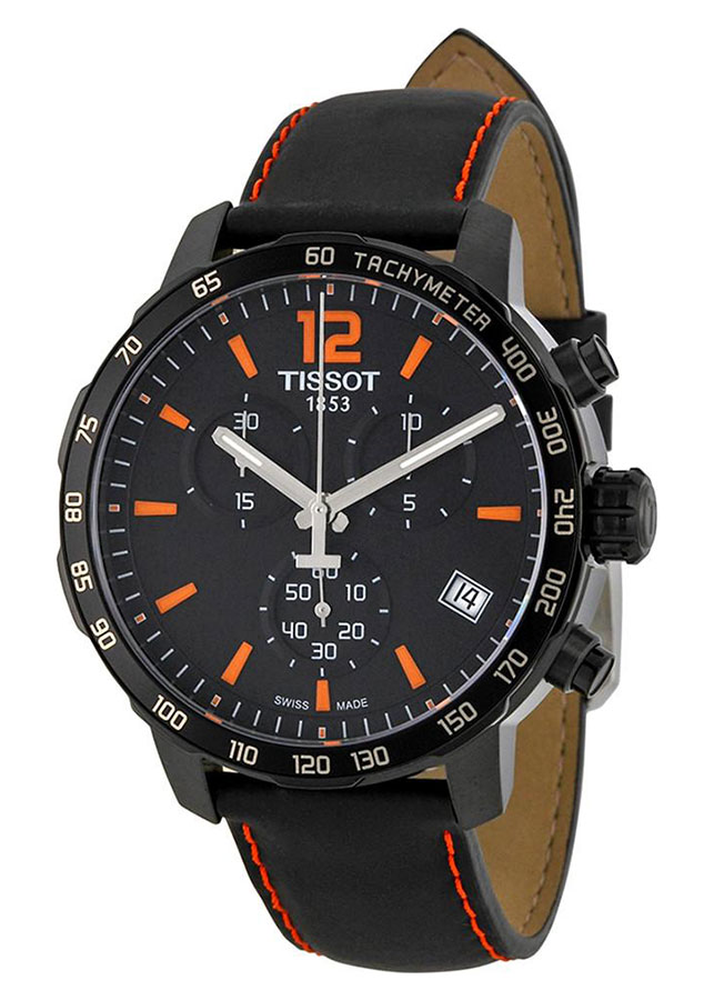 Đồng Hồ Nam Dây Da Tissot T095.417.36.057.00 (42mm) - Đen