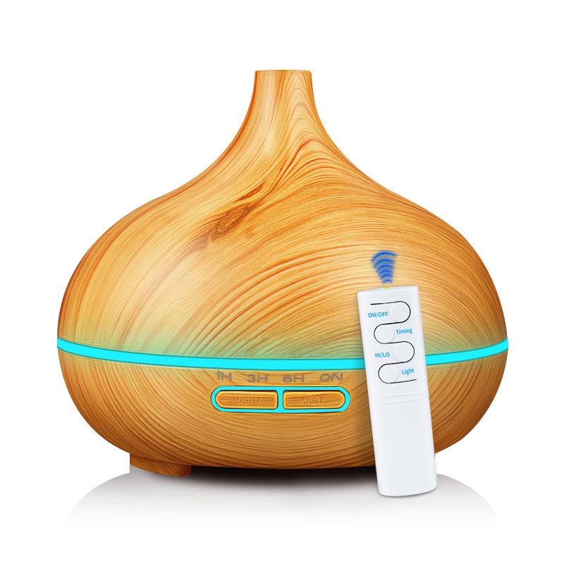 Hương Thơm Máy Tạo Độ Ẩm Không Khí Hạt Gỗ Có Đèn LED 300Ml Điện Máy Khuếch Tán Tinh Dầu Làm Thơm Phòng Phun Sương Tạo Cho Gia Đình