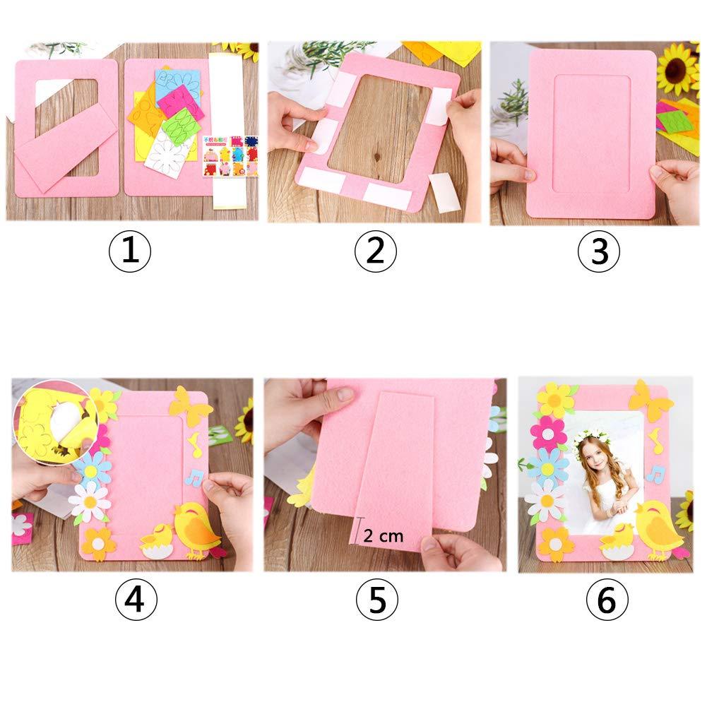 Bộ 6 Khung Ảnh Trẻ Em Bộ Đồ Thủ Công Cho Bé Sáng Tạo Sở Thích May Vá Cho Bé Gái Bộ Khung Ảnh Để Trang Trí