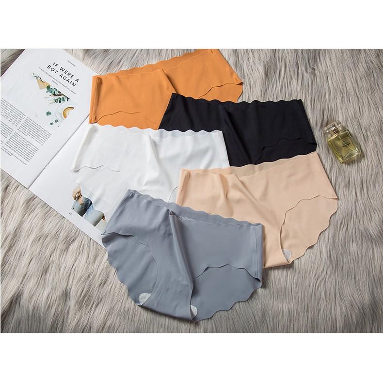 Quần Lót Nữ su đúc thun lạnh viền sóng không đường may