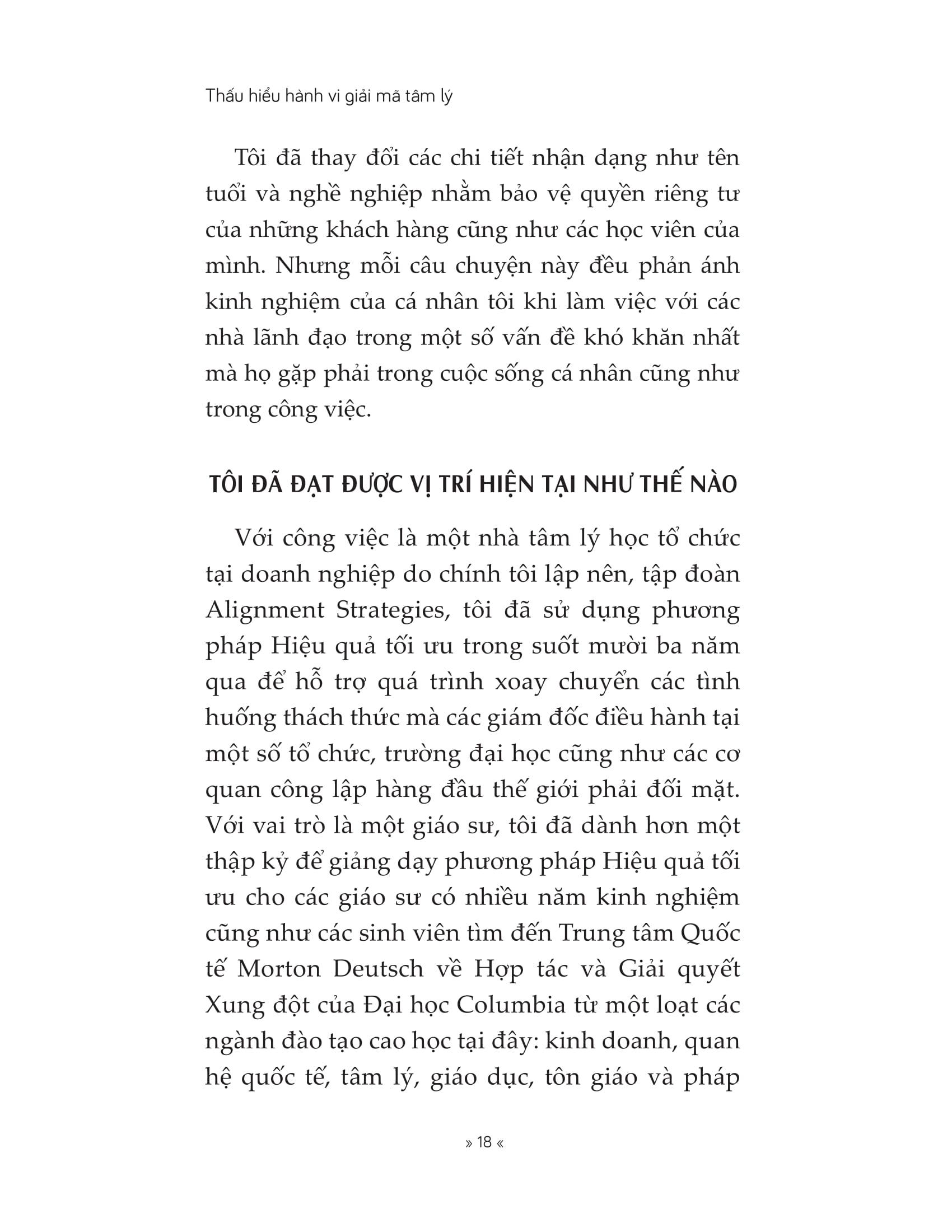 Sách Thấu Hiểu Hành Vi Giải Mã Tâm Lý