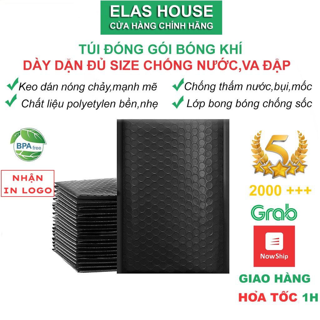 Túi Đóng Hàng Chống Sốc Chống Nước Food Saver Túi Đóng Gói Bóng Khí Đen Dày Đủ Size Số