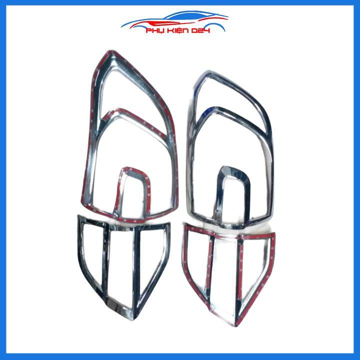 Ốp viền đèn pha hậu mạ crom Everest 2016-2017-2018-2019-2020-2021-2022 chống trầy trang trí bảo vệ xe