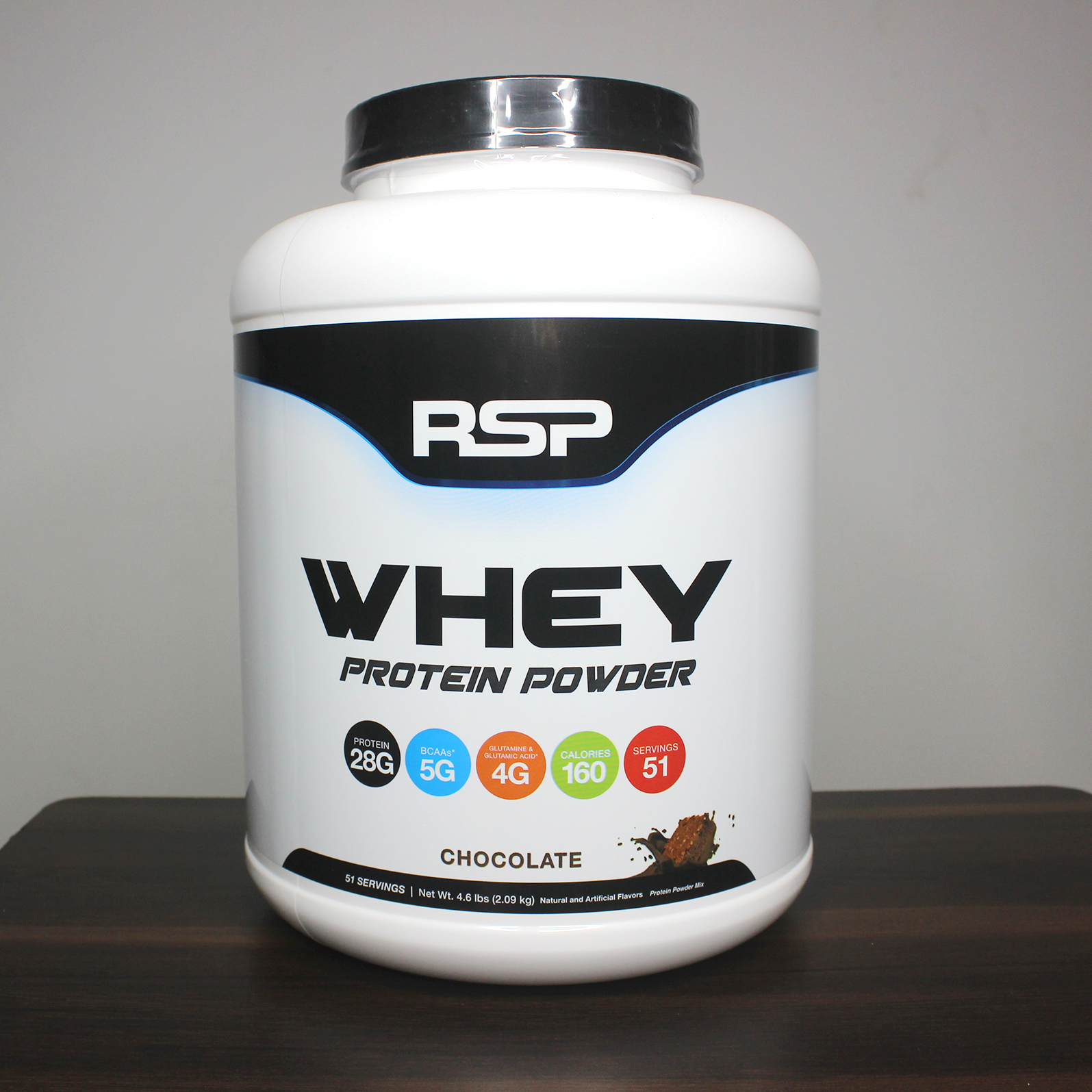Combo Sữa tăng cơ giảm mỡ Whey Protein Powder của RSP hương Chocolate hộp 51 lần dùng hỗ trợ tăng cơ, giảm cân đốt mỡ, phục hồi cơ bắp &amp; Bình lắc 600ml (Mẫu ngẫu nhiên) &amp; Áo thun thể thao (Size M 57-68kg)