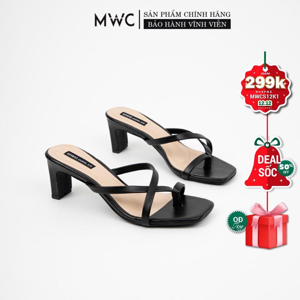DÉP CAO GÓT QUAI DÂY MẢNH- GUỐC CAO GÓT ĐẾ VUÔNG DẸP 5CM-GUỐC CAO GÓT XỎ NGÓN NUCG-11002