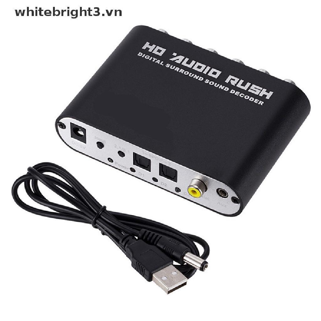 Thiết Bị Âm Thanh Kỹ Thuật Số Màu Trắng 3 5.1 AC-3 LPCM