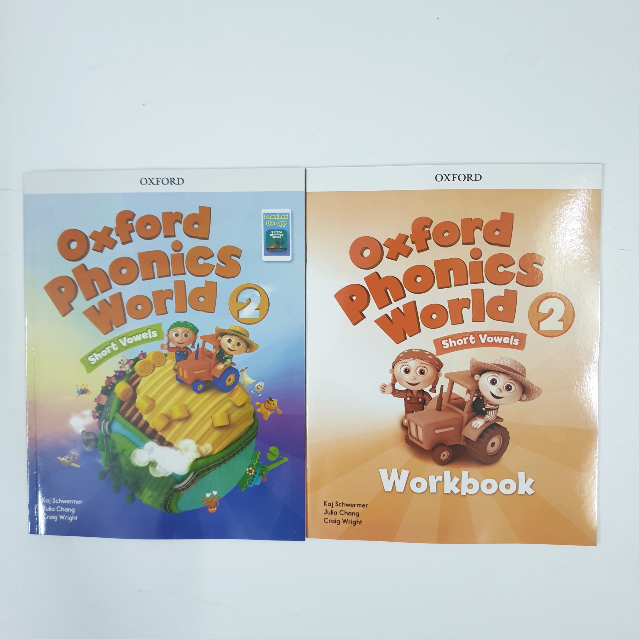 Oxford phonics world 10q, bộ nhập màu, kèm file audio và video