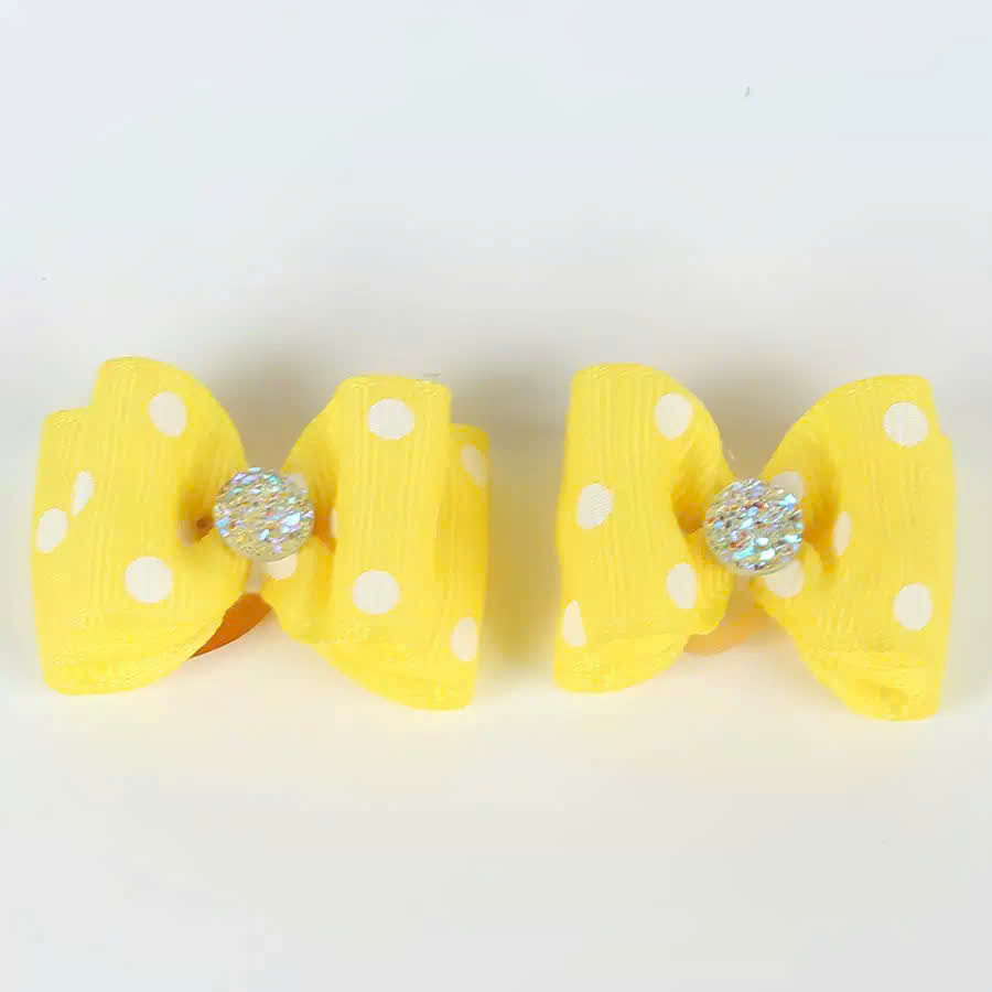 NƠ KẸP TÓC SANG TRỌNG NHIỀU MÀU DỄ THƯƠNG MÃ 15 XINH XẮN CHO THÚ CƯNG CHÓ MÈO