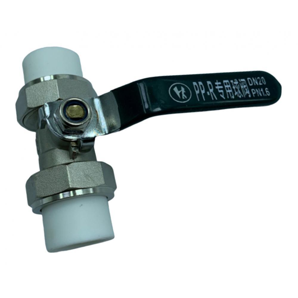 Copper Valve Double Head Live Joint PPR Iron Ball Valve Connector Fittings