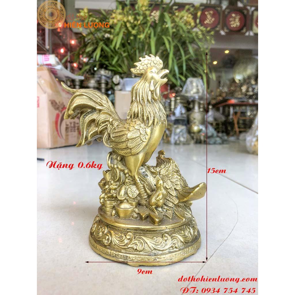 Tượng Gia Đình Gà Hạnh Phúc - Kê Đắc Phúc - Tượng Đồng Phong Thủy