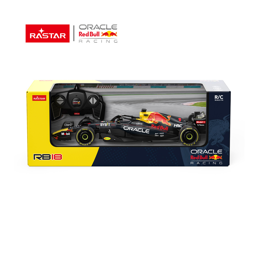 Đồ Chơi Xe Điều Khiển 1:18 Oracle Red Bull Racing Rb18 Xanh Dương Đậm RASTAR R94800/DBL