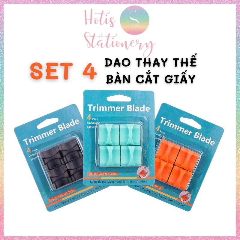 Set 4 dao thay thế bàn cắt giấy A4/ A3 DIY