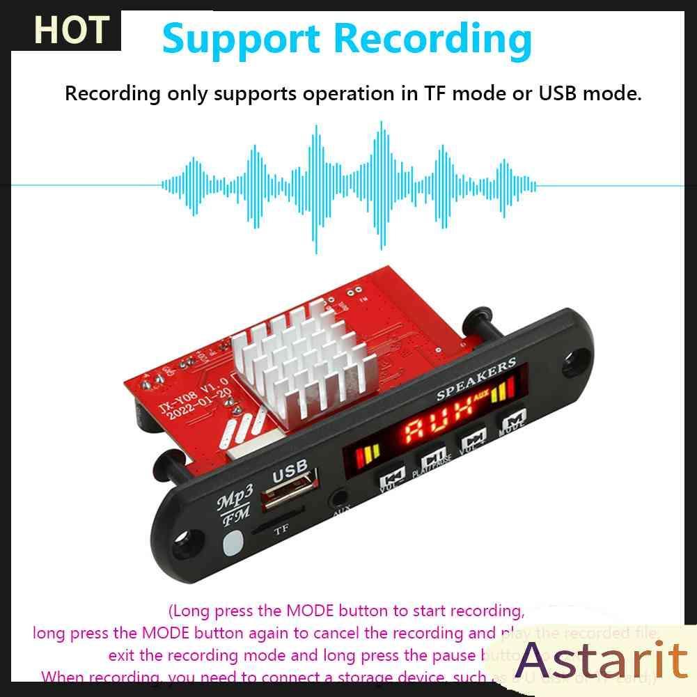 Bảng Mạch Khuếch Đại Âm Thanh MP3 Bluetooth DC 8V-24V 2x60W