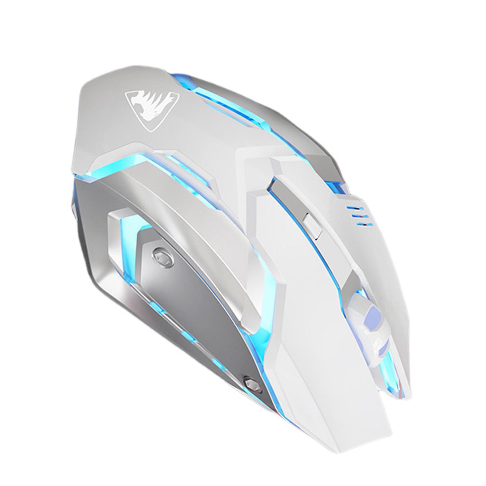 G304 2.4G Wireless Mouse PC Rechargeable Mobile Optical Mouse Auto Sleep White