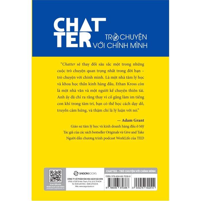 Sách Chatter - Trò Chuyện Với Chính Mình
