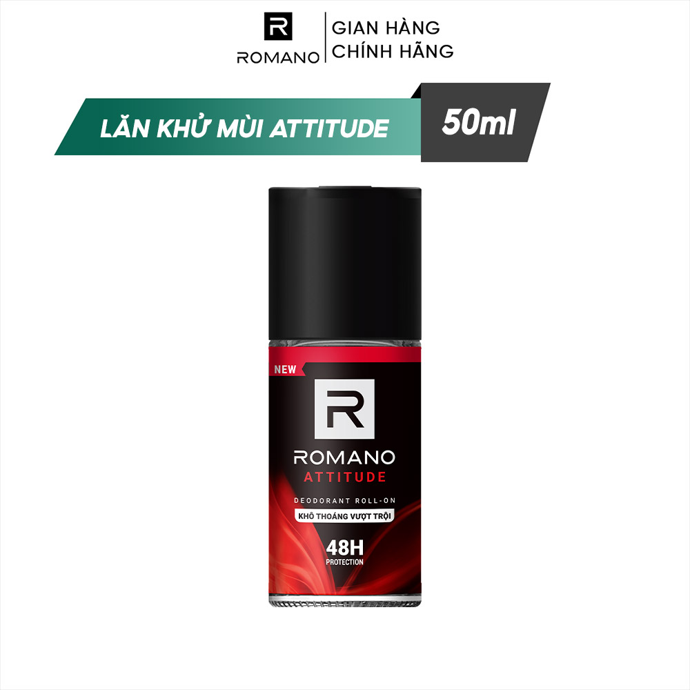 Lăn khử mùi Romano Attitude 50ml + Sữa tắm sạch khuẩn Attitude 60g