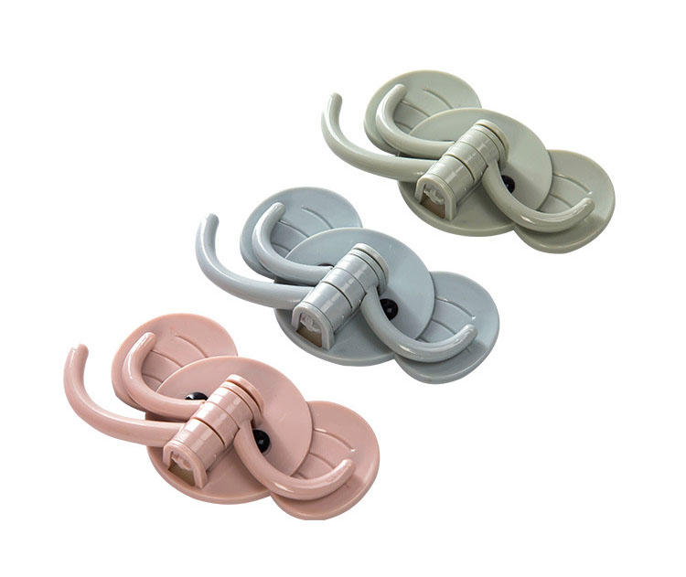 Móc treo đồ đa năng 3 chạc dán tường hình con voi chịu lực tốt sử dụng cho phòng ngủ, phòng tắm, nhà bếp tiện lợi PaKaSa (giao màu ngẫu nhiên )