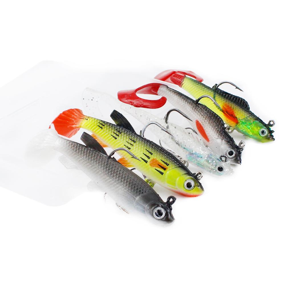 5x Lifelike Fishing Lures Artificial Floating Baits Freshwater Saltwater