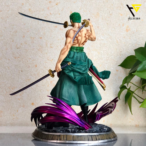 Mô nhân vật Zoro cao 37 cm siêu đẹp có hiệu ứng