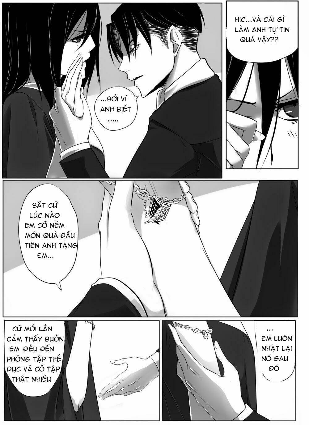 đại chiến titan - doujinshi về cuộc tình tay 4 chapter 6 6