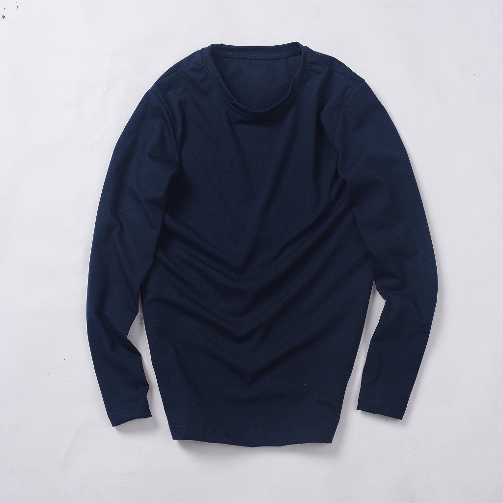 Áo thun nam tay dài mặc thu đông giữ nhiệt chất cotton, áo giữ nhiệt nam co giãn, 5 màu lựa chọn, size áo từ 40-80kg, không bị bai xù khi giặt máy