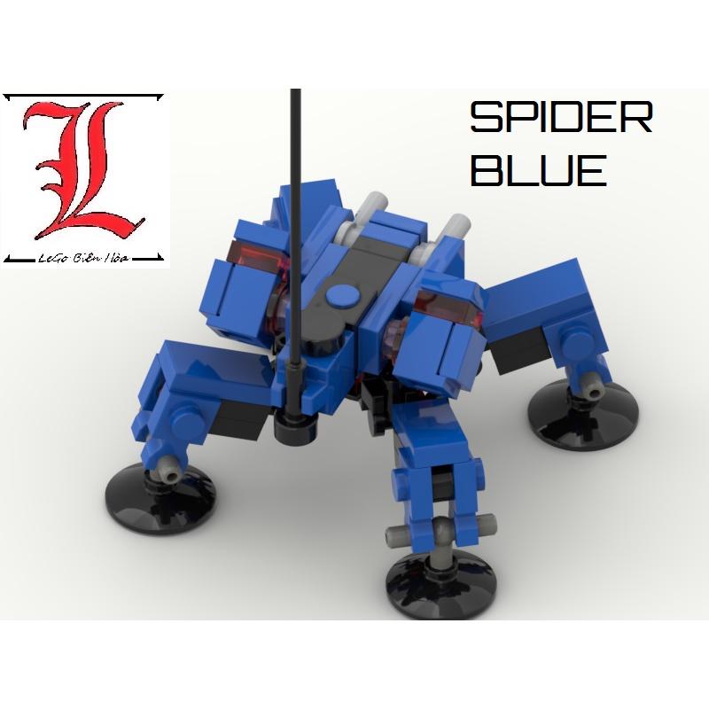 Đồ chơi lắp ráp Moc Mech Robot Spider Red