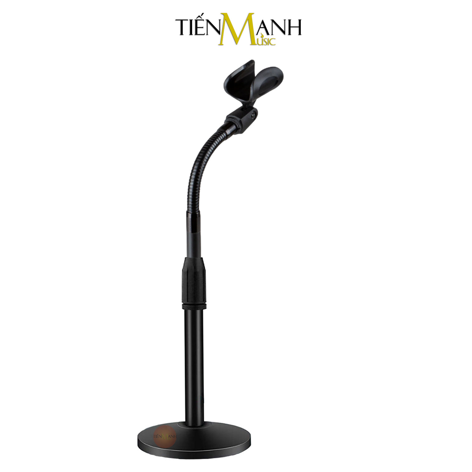 Chân Micro Lùn Để Bàn Cổ Cong Dr.Mic DM102S - Giá Đỡ Đế Kẹp Mic Stand Thu Âm Livestream Microphone DM102 DM-102S Hàng Chính Hãng - Kèm Móng Gẩy DreamMaker