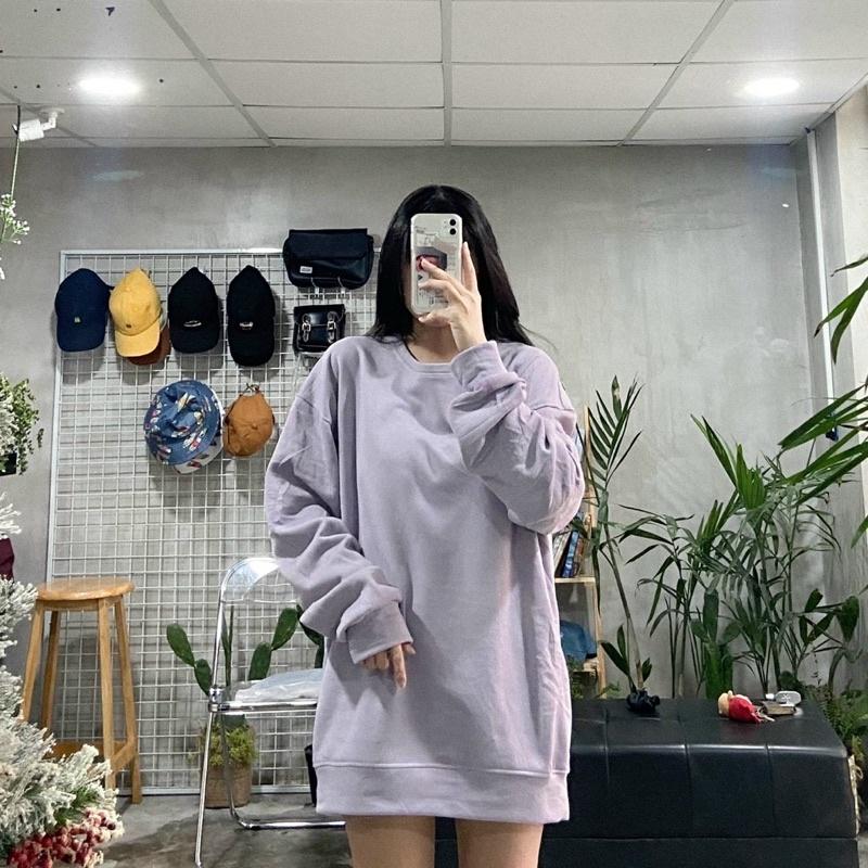 Sweater nỉ ngoại nhiều màu