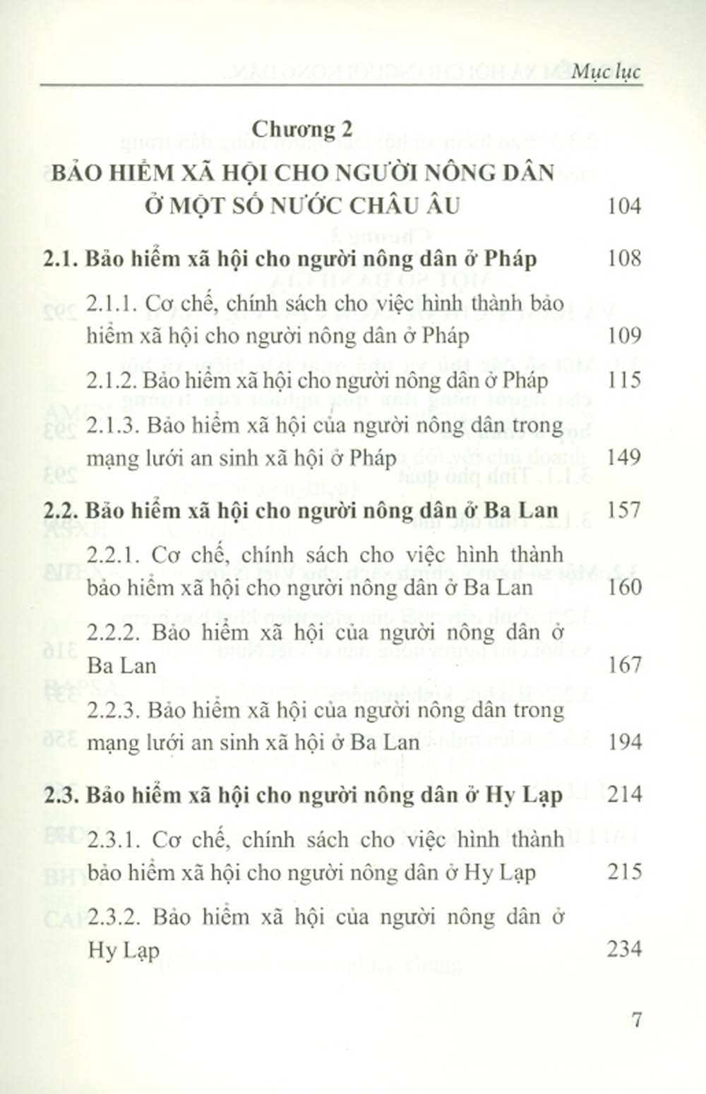 Bảo Hiểm Xã Hội Cho Người Nông Dân Ở Một Số Nước Châu Âu - Lý Luận Và Thực Tiễn