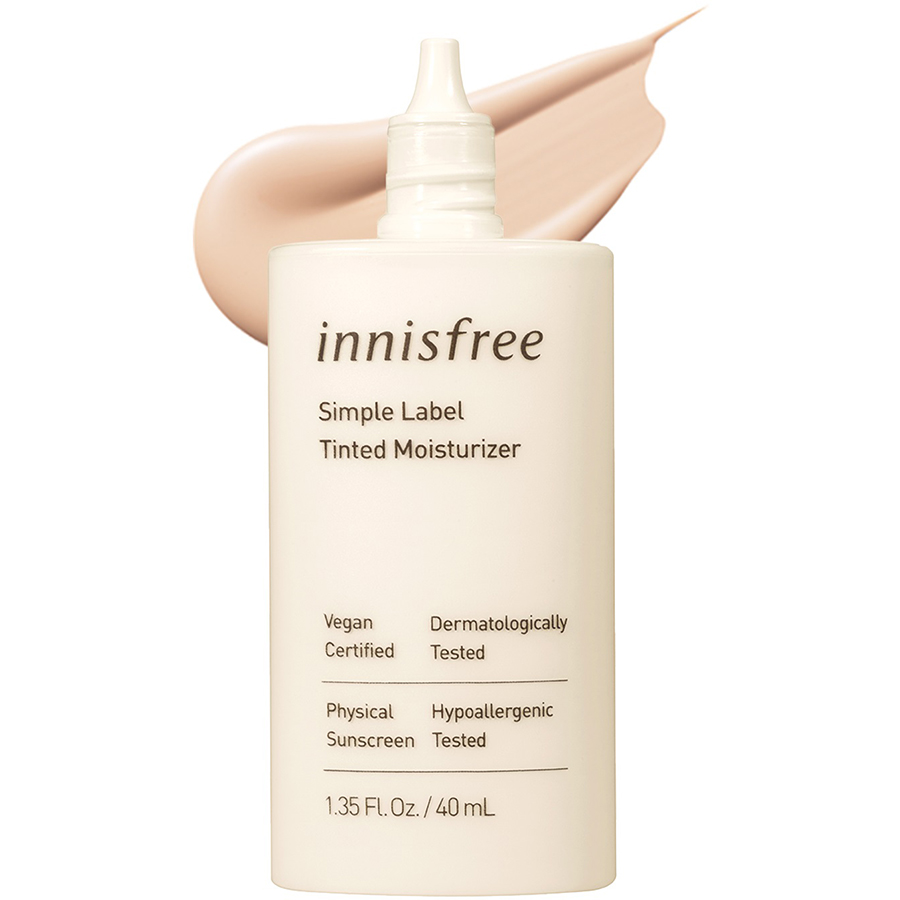 Kem Lót Thuần Chay Innisfree Simple Label Tinted Moisturizer #2 40ml - 131172433