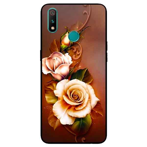Ốp Lưng in cho Realme 3 Mẫu Hoa Hồng  - Hàng Chính Hãng