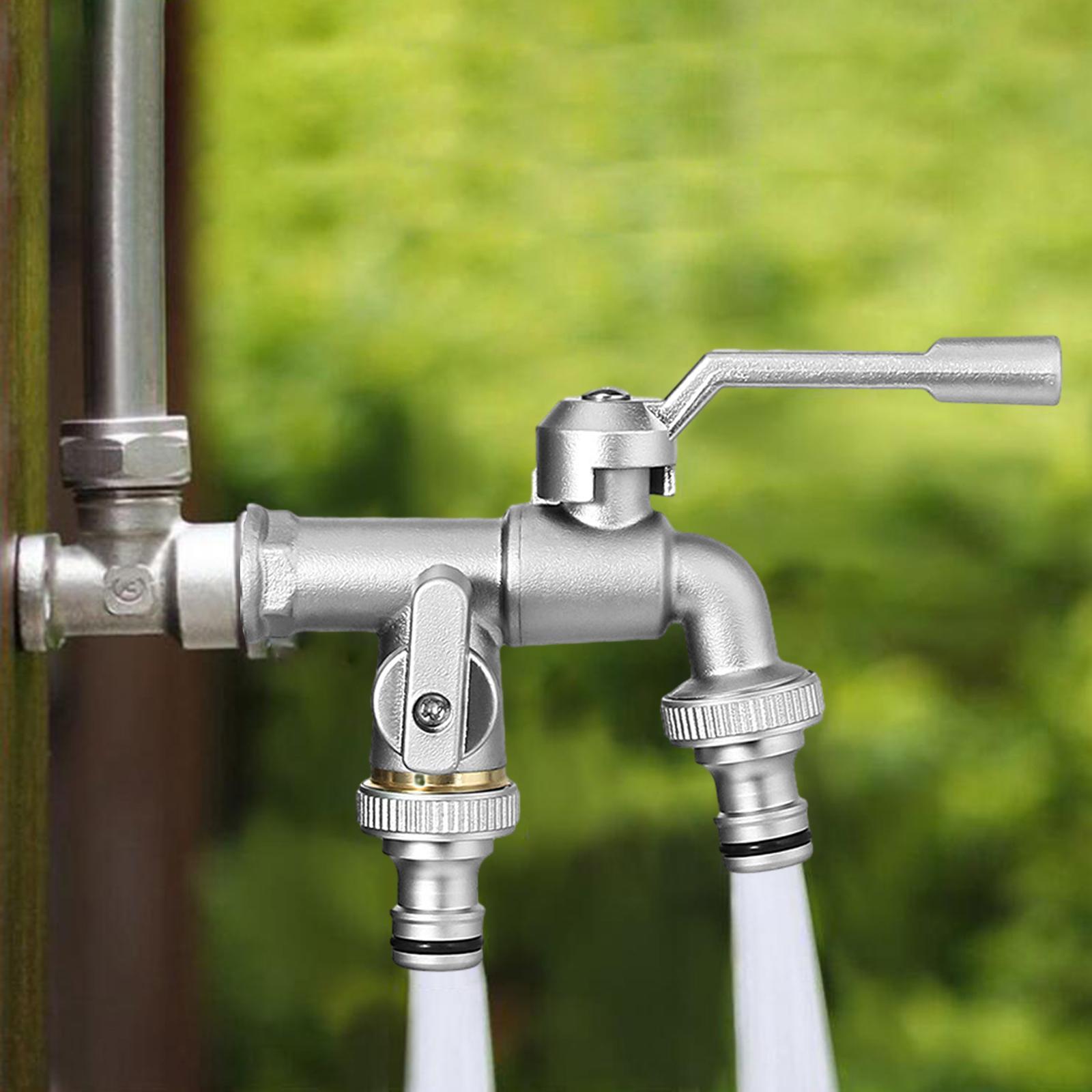 Outdoor Garden Faucet Anti Frost Irrigation Hose Bibb for Lawn Watering Home