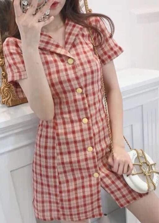 Đầm suông nữ vải đũi cao cấp Đũi Việt DVDA147