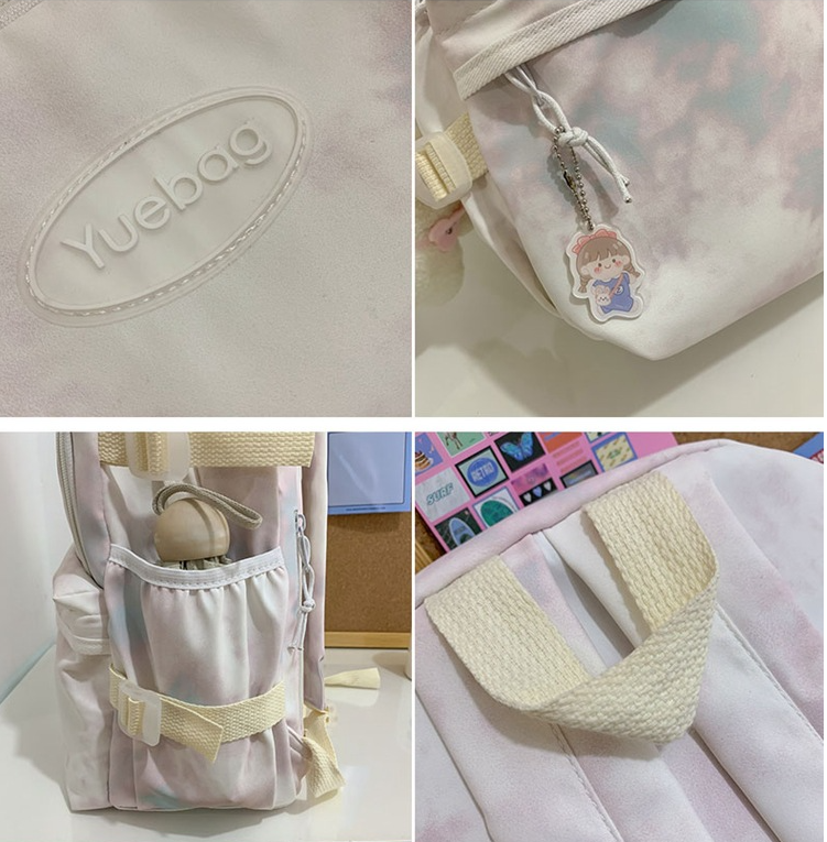Balo thời trang nữ đẹp độc Galaxy cỡ lớn cho học sinh - Cặp sách vải oxford chống nước nhiều ngăn rộng giá rẻ