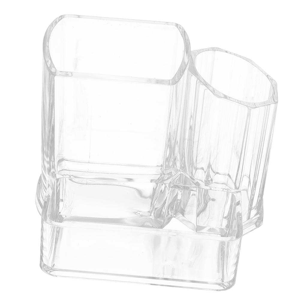 Clear Makeup Cosmetic Organizer Jewelry Brush Storage Box Acrylic Holder
