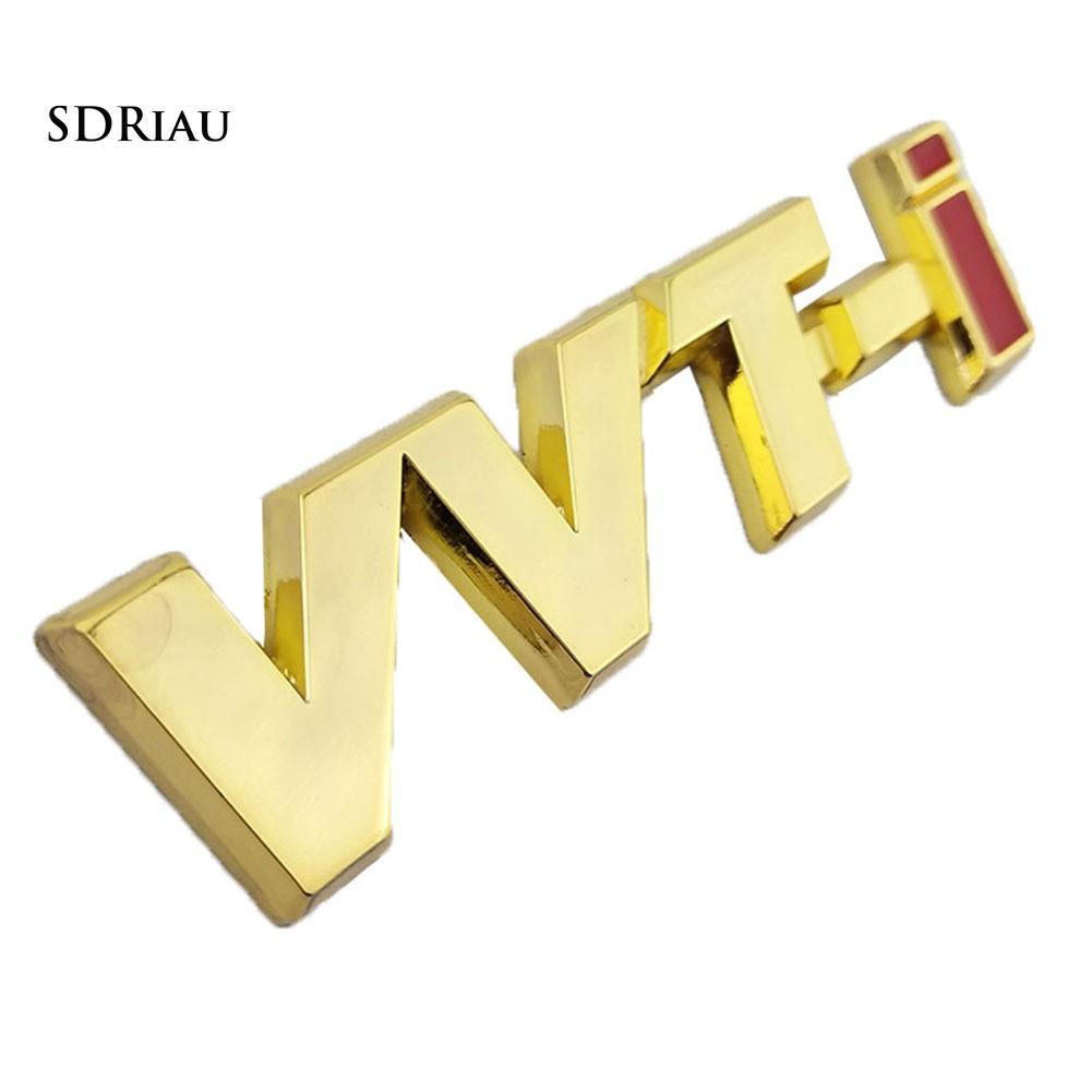 Metal VVTi Letters Logo Car Sticker Emblem Badge Decoration for Toyota Camry