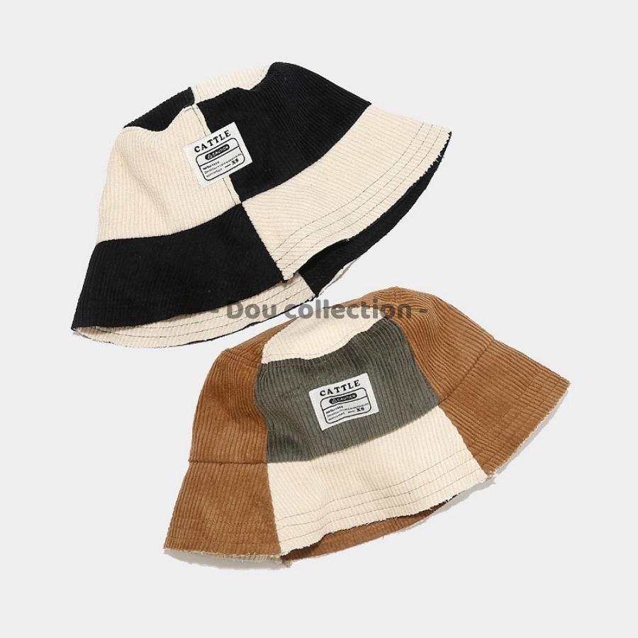 Mũ Nón Bucket Retro Unisex Vành Ngắn Phôi 2 Màu Phong Cách Hàn Quốc - Chất Liệu Nhung - Mã NV034