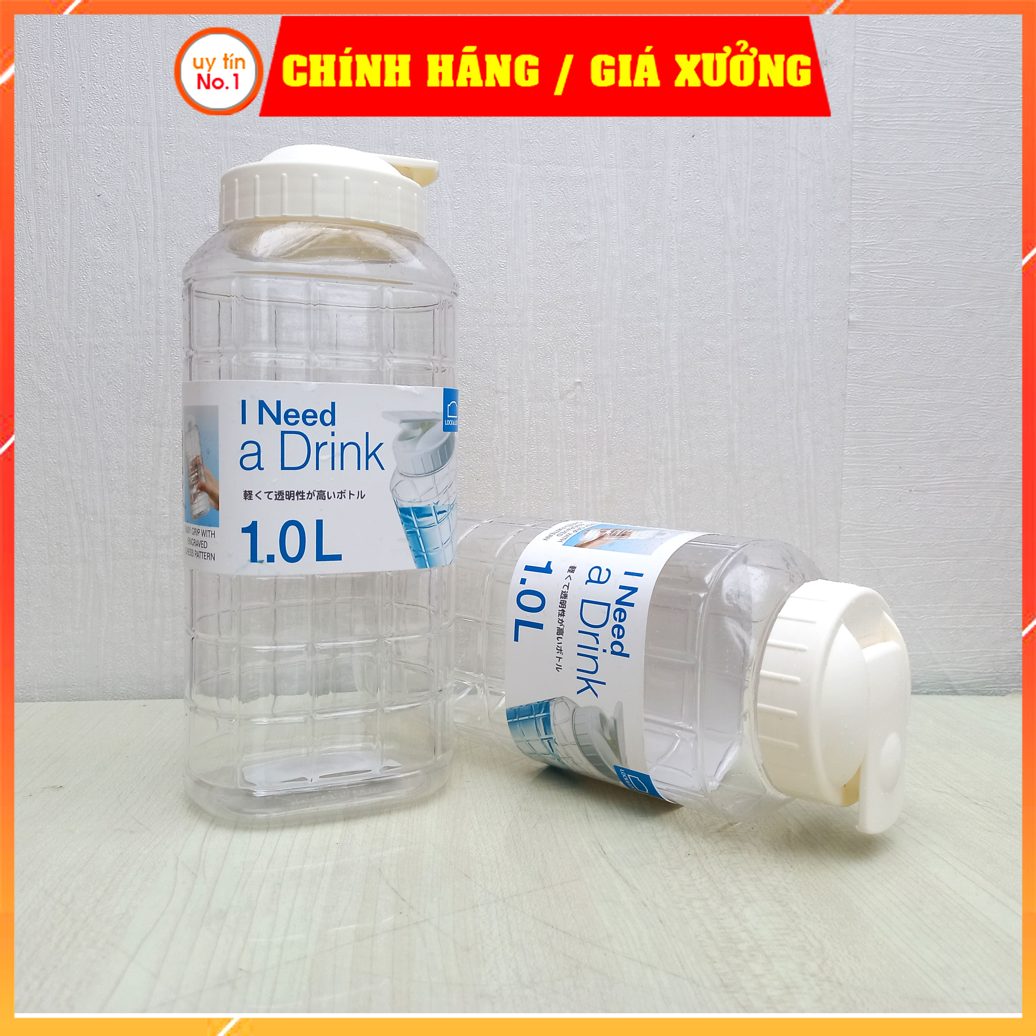 Bình đựng nước LocknLock bằng nhựa PET 1000ml HAP810