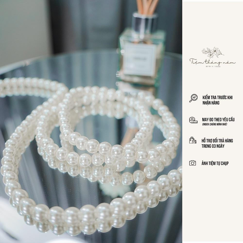 Vòng ngọc trai nặng tay, đẹp như hàng thật