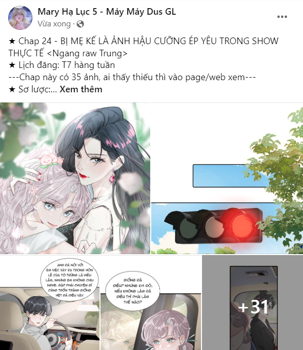 bị mẹ kế là ảnh hậu cưỡng ép yêu trong show thực tế chapter 24 1