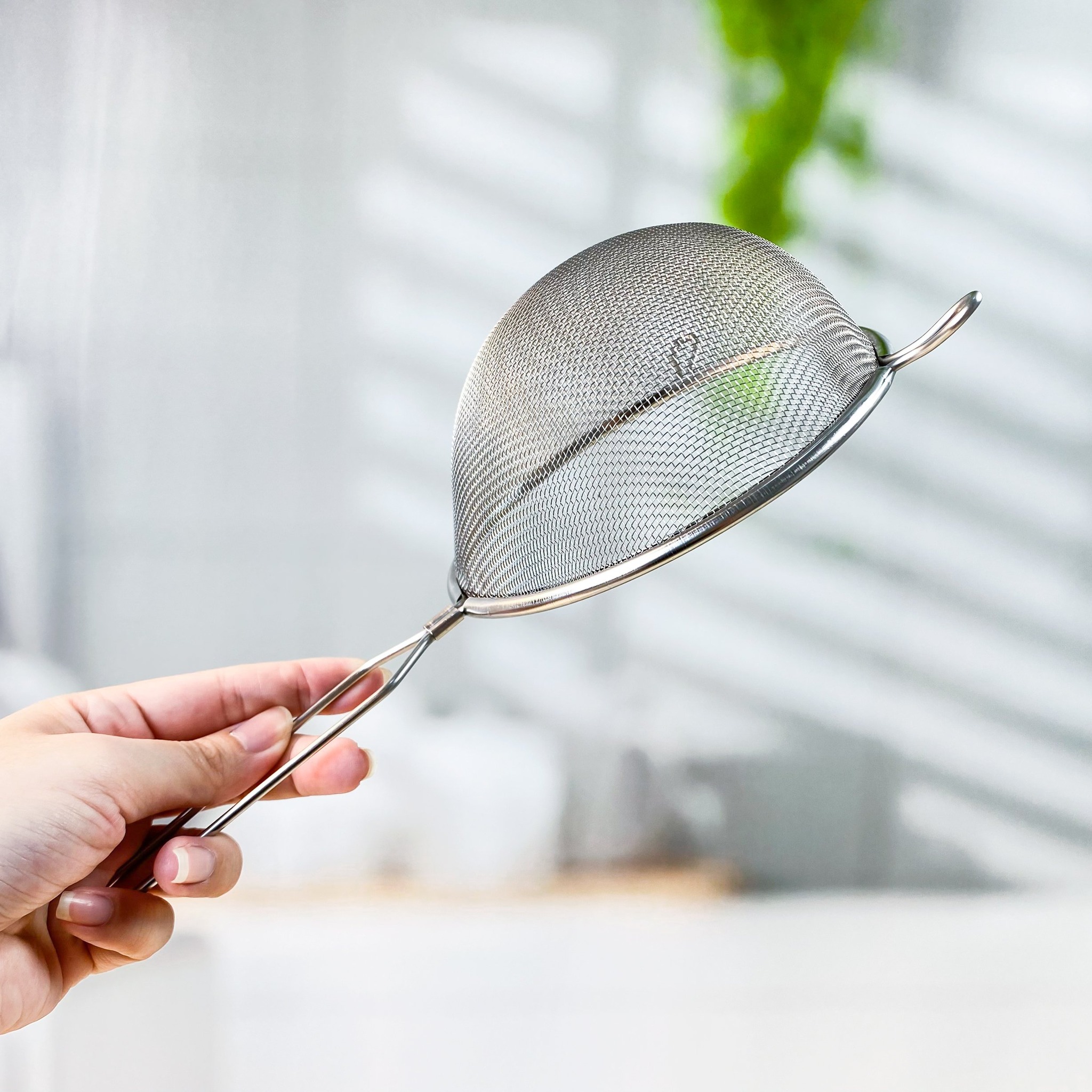 Vợt lọc thực phẩm inox cao cấp Echo φ15cm - Nội địa Nhật Bản