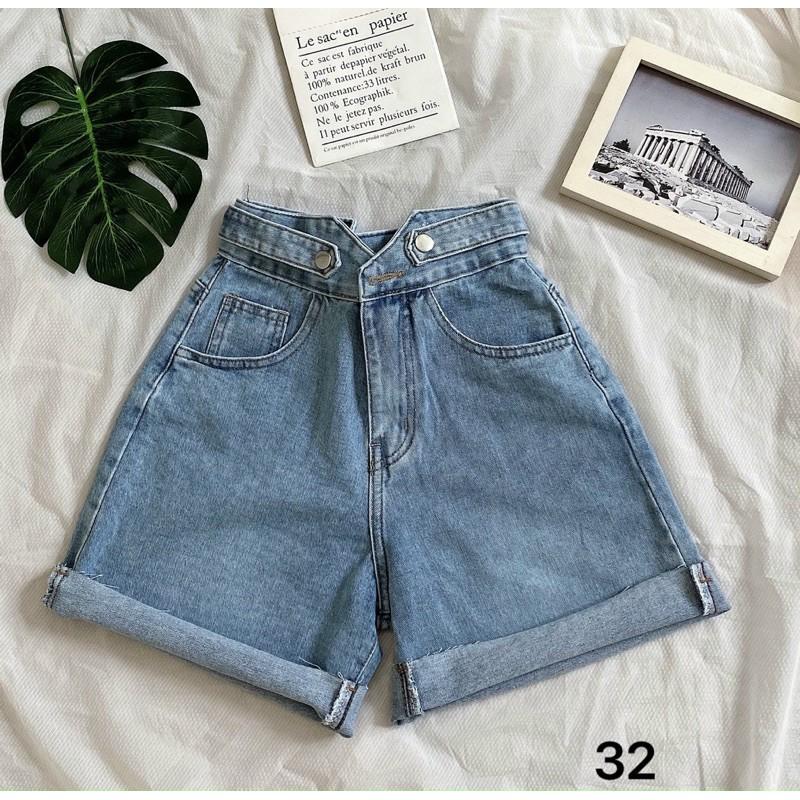 Quần ngố jean nữ ️️ quần ngố jean nữ size đại lưng cao kiểu từ 40kg đến 75kg hàng VNXK bigsize 2KJean