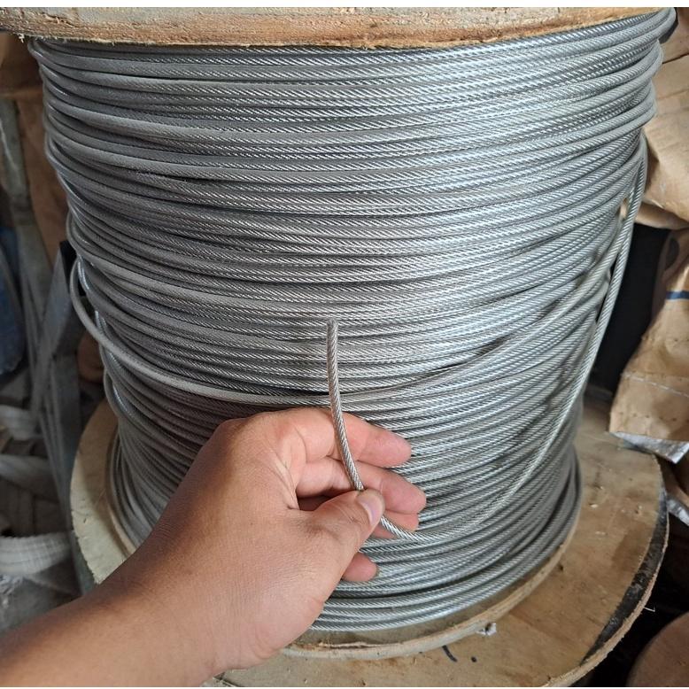 CÁP INOX 304 BỌC NHỰA LÊN 4LI DÀI TỪ 1 - 1000 MÉT
