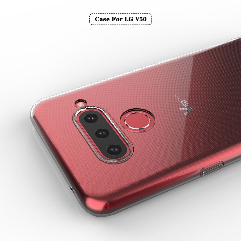 Ốp lưng dành cho LG V50 silicon dẻo trong suốt Loại A+