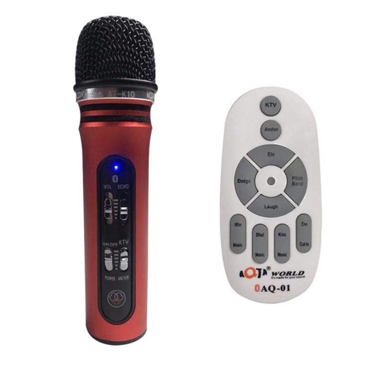 Micro Thu Âm Karaoke Livestream ATK10 - Tích Hợp Sound Card K10 Thế Hệ Mới 2020