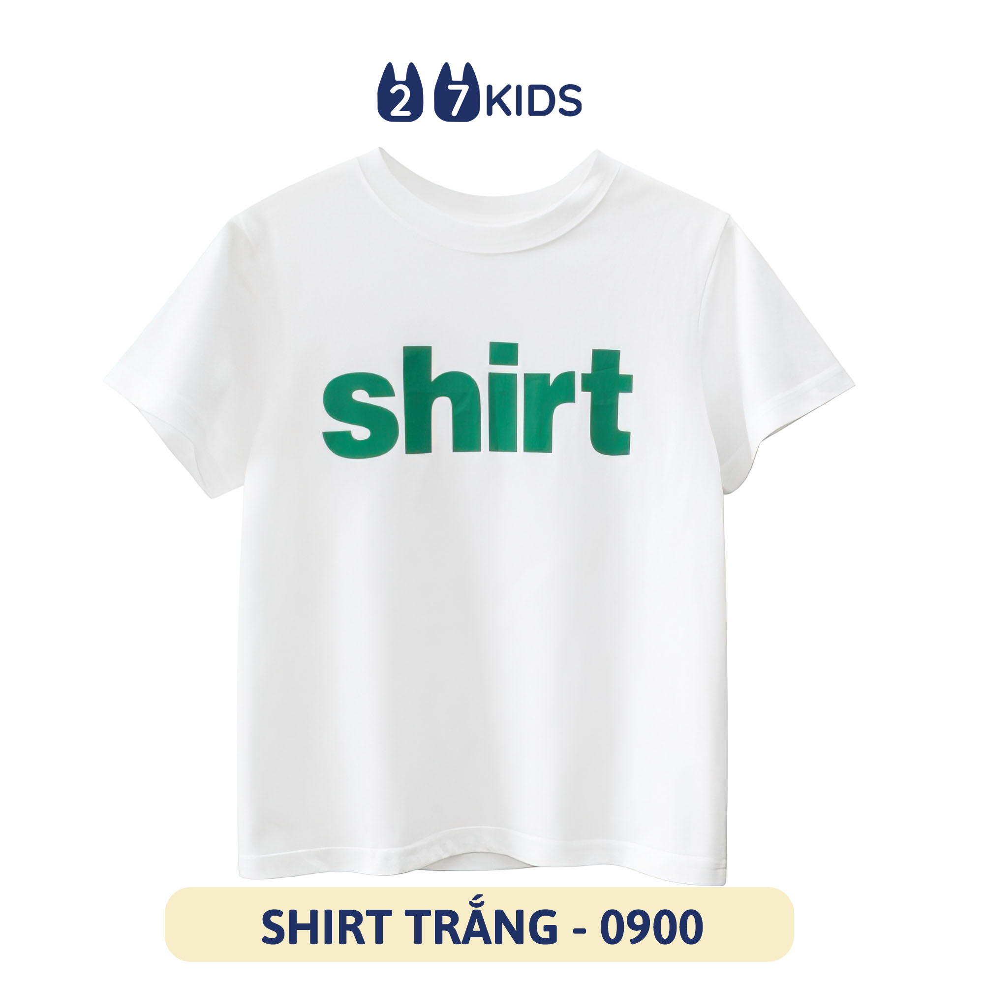 Áo thun bé gái ngắn tay size đại 27Kids Grrr áo cộc nữ sợi Cotton 180g cho trẻ từ 10-14 tuổi GSTS11