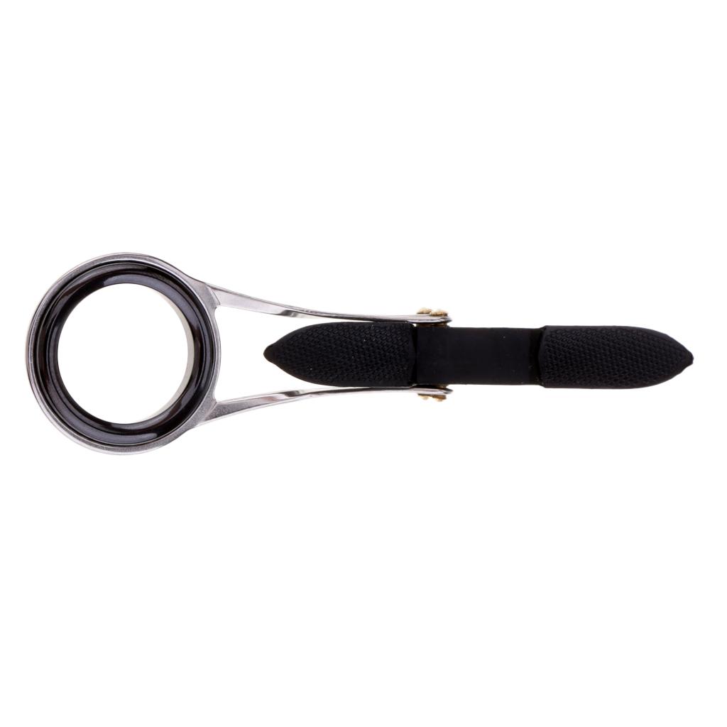 Fishing Line Rod Guide Eyes Ceramic Ring Foldable DIY Tip Repair Kit 3.3cm